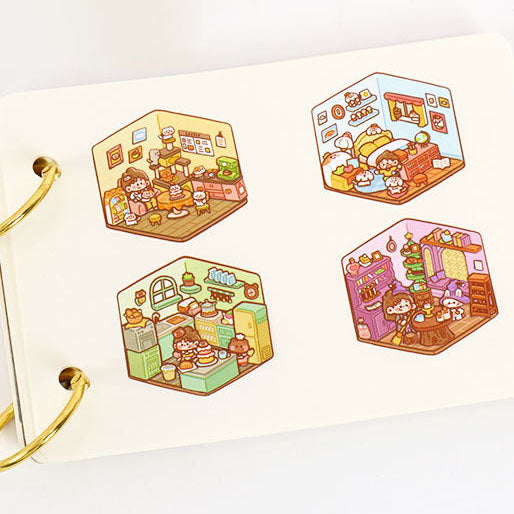 Mini Scene Stickers Qubo