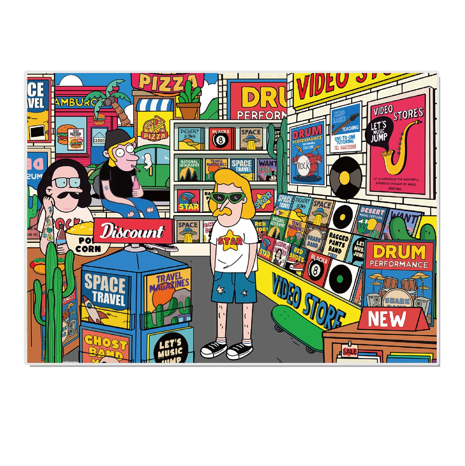 S Scene Sticker Qubo