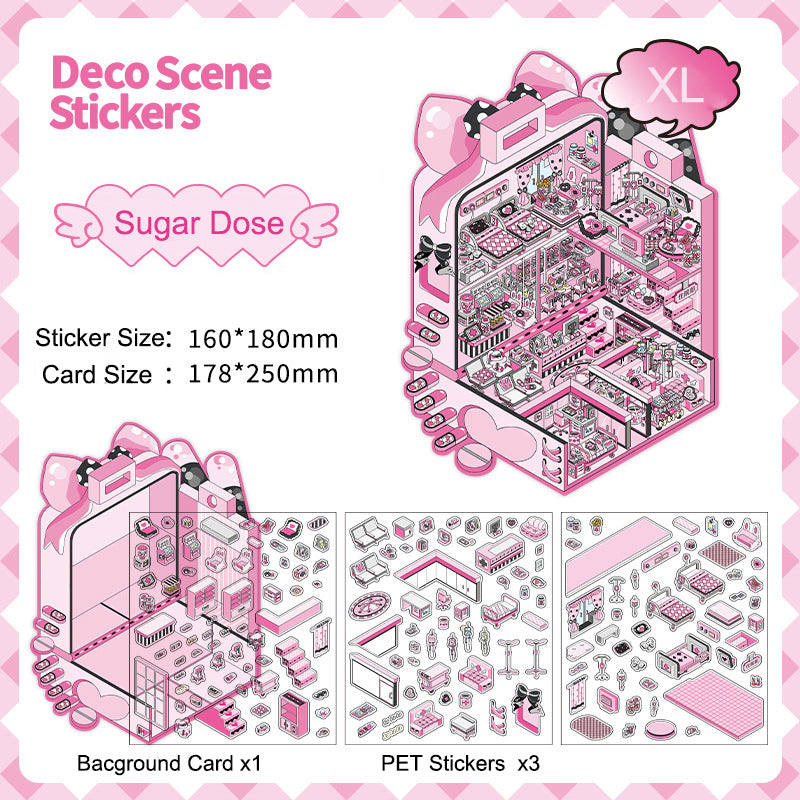 Sugar Dose 3D Scene Sticker