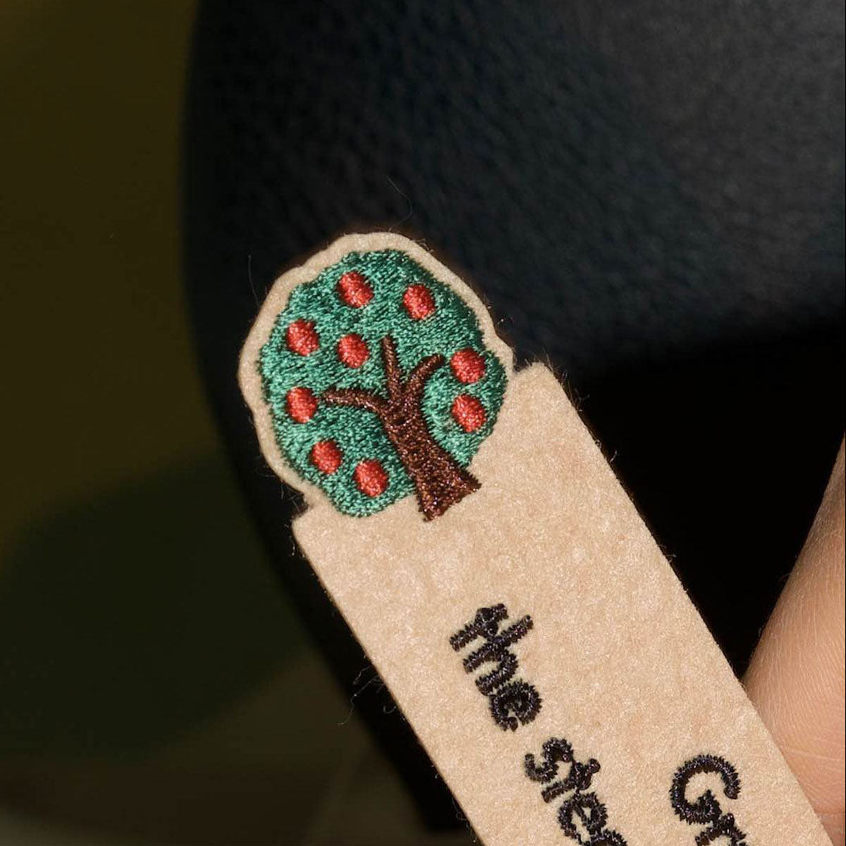Life Tree Felt Hand-Embroidered Bookmark