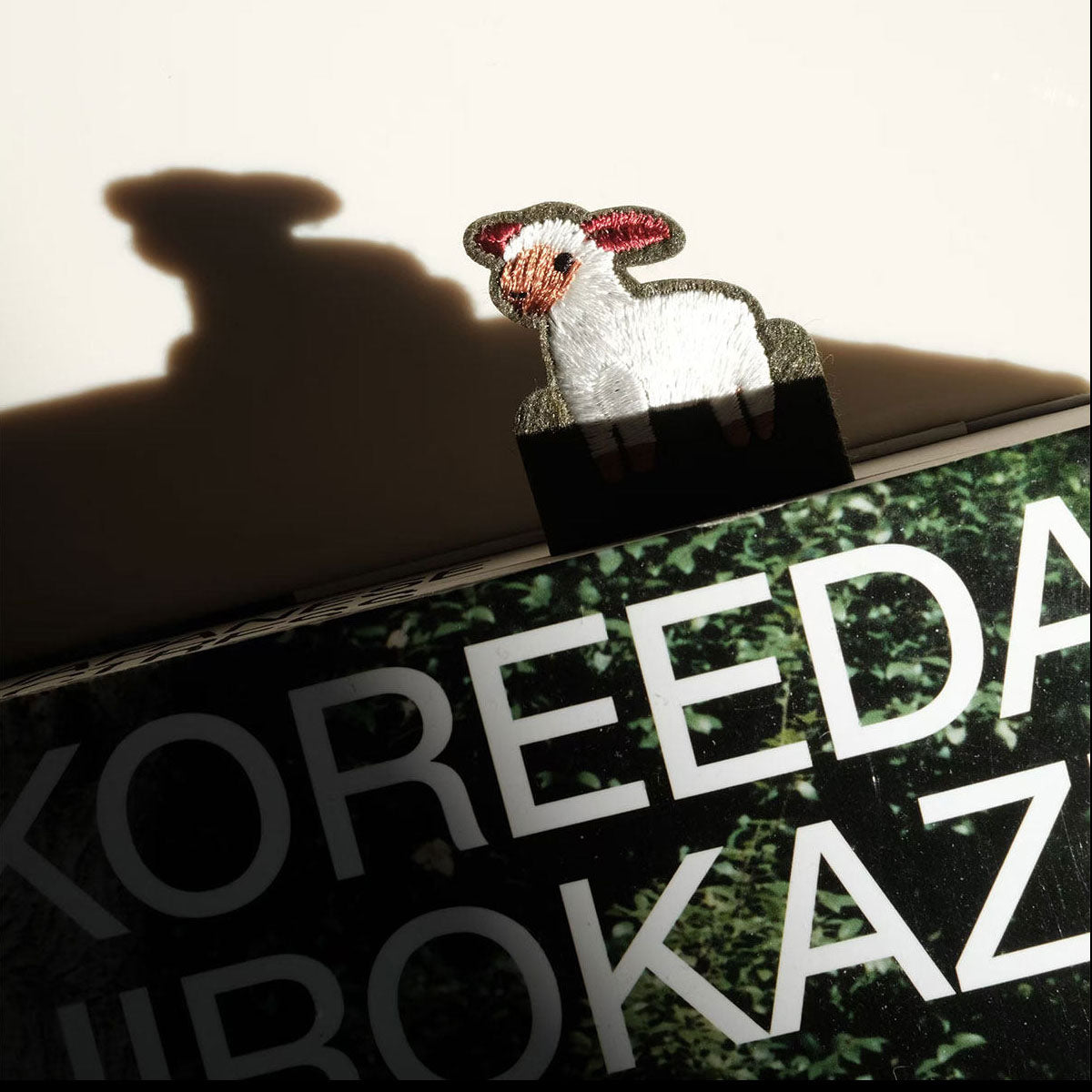 Sheep Felt Hand-Embroidered Bookmark