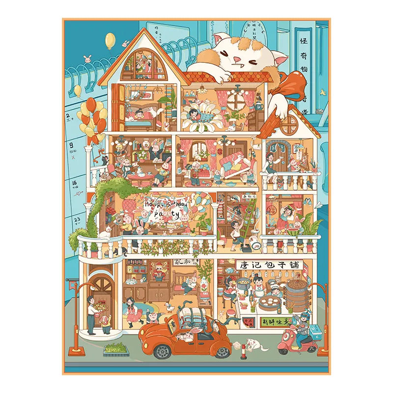 Eleven Tenants 2.5D Scene Sticker