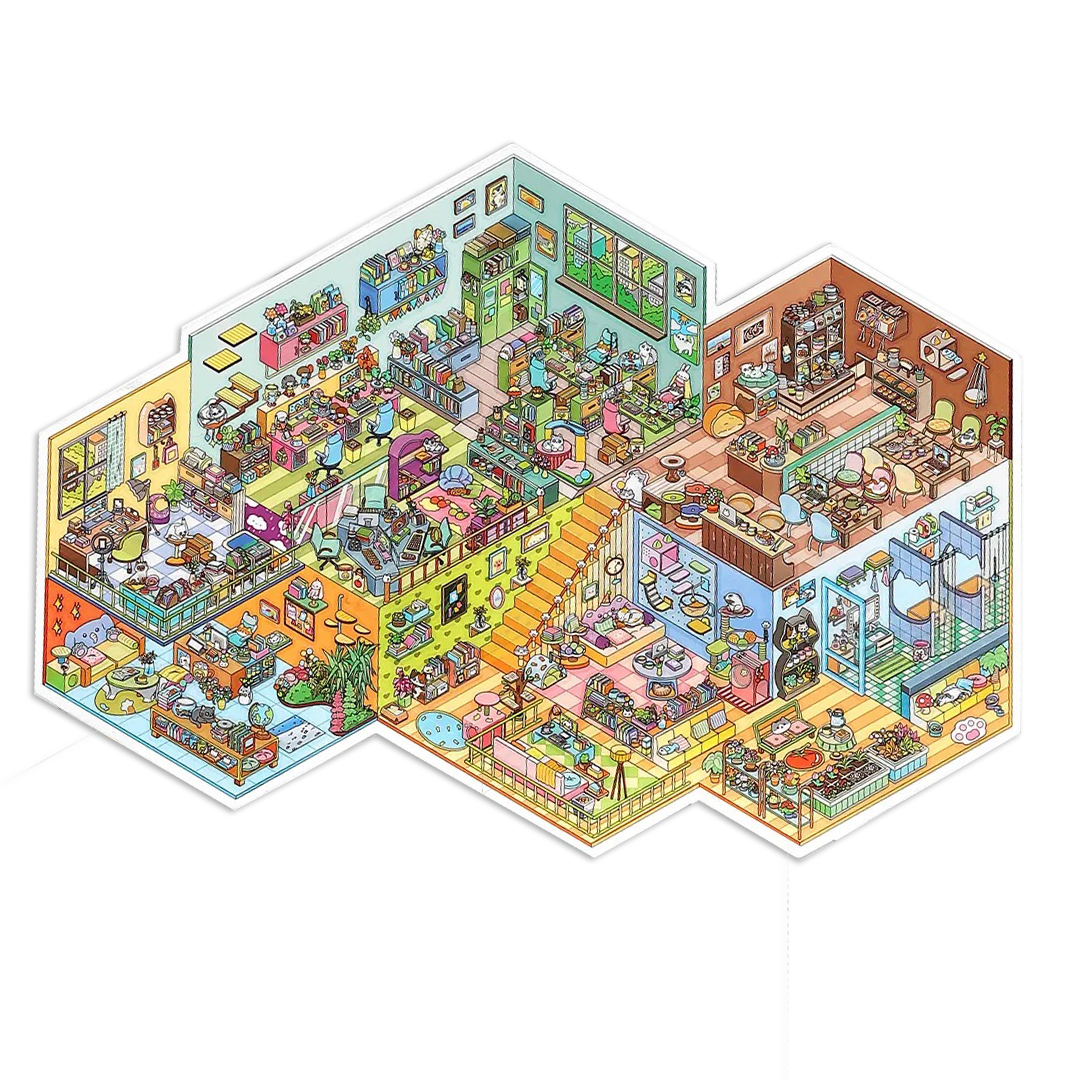Pet Store Shop Scene Stickers