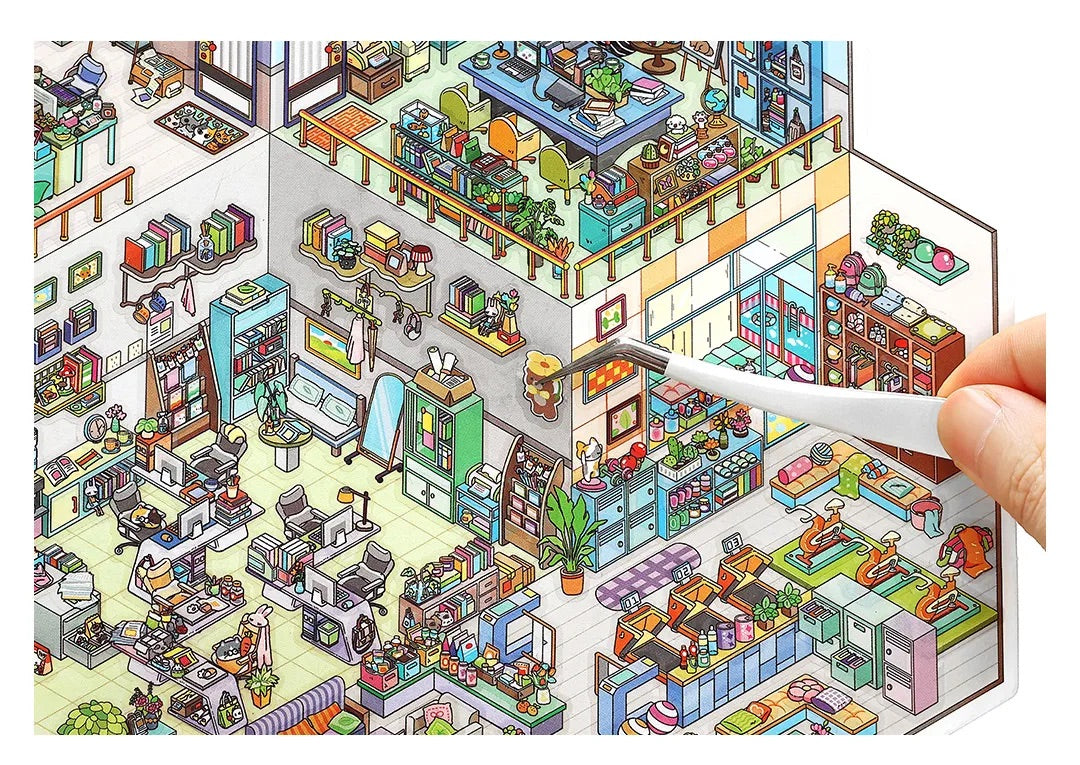 Office Daily Shop Scene Stickers