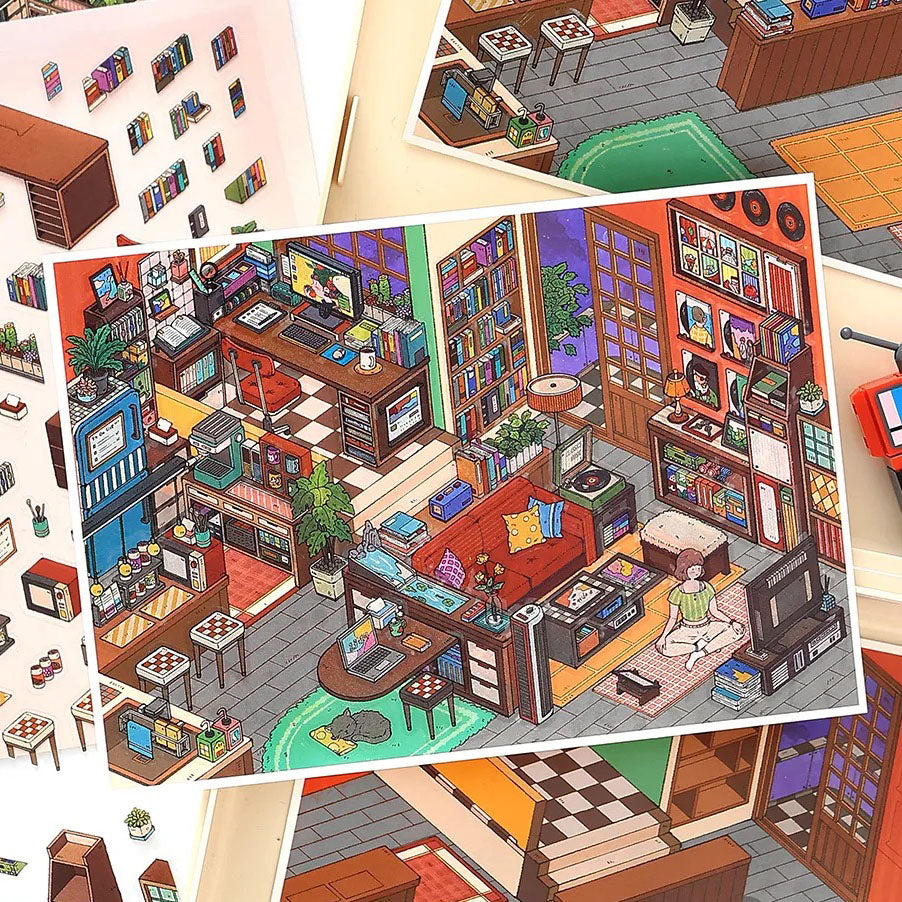 Judgers‘ Home Room Scene Stickers