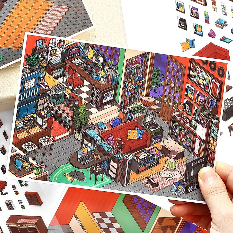 Judgers‘ Home Room Scene Stickers