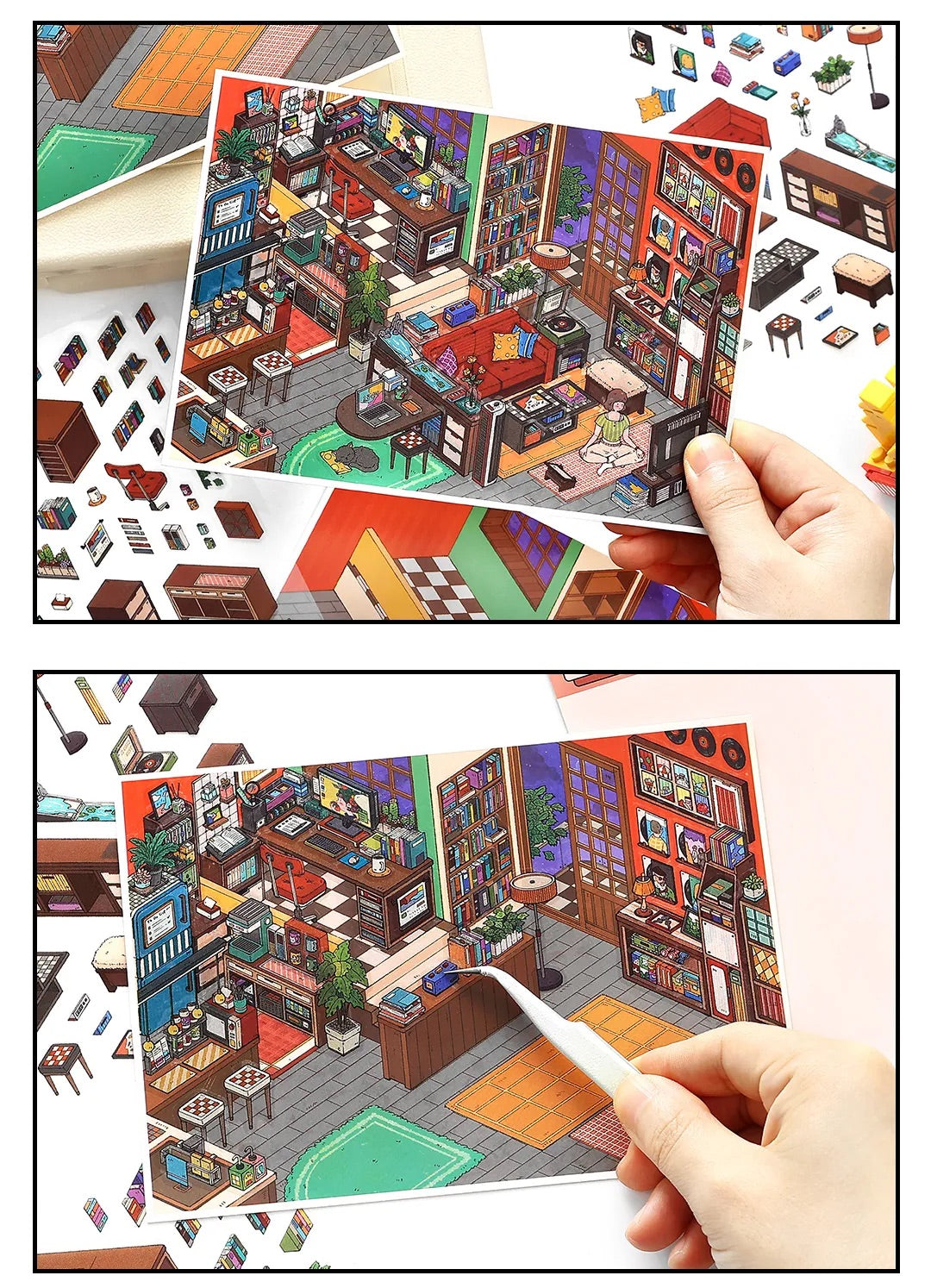 Judgers‘ Home Room Scene Stickers