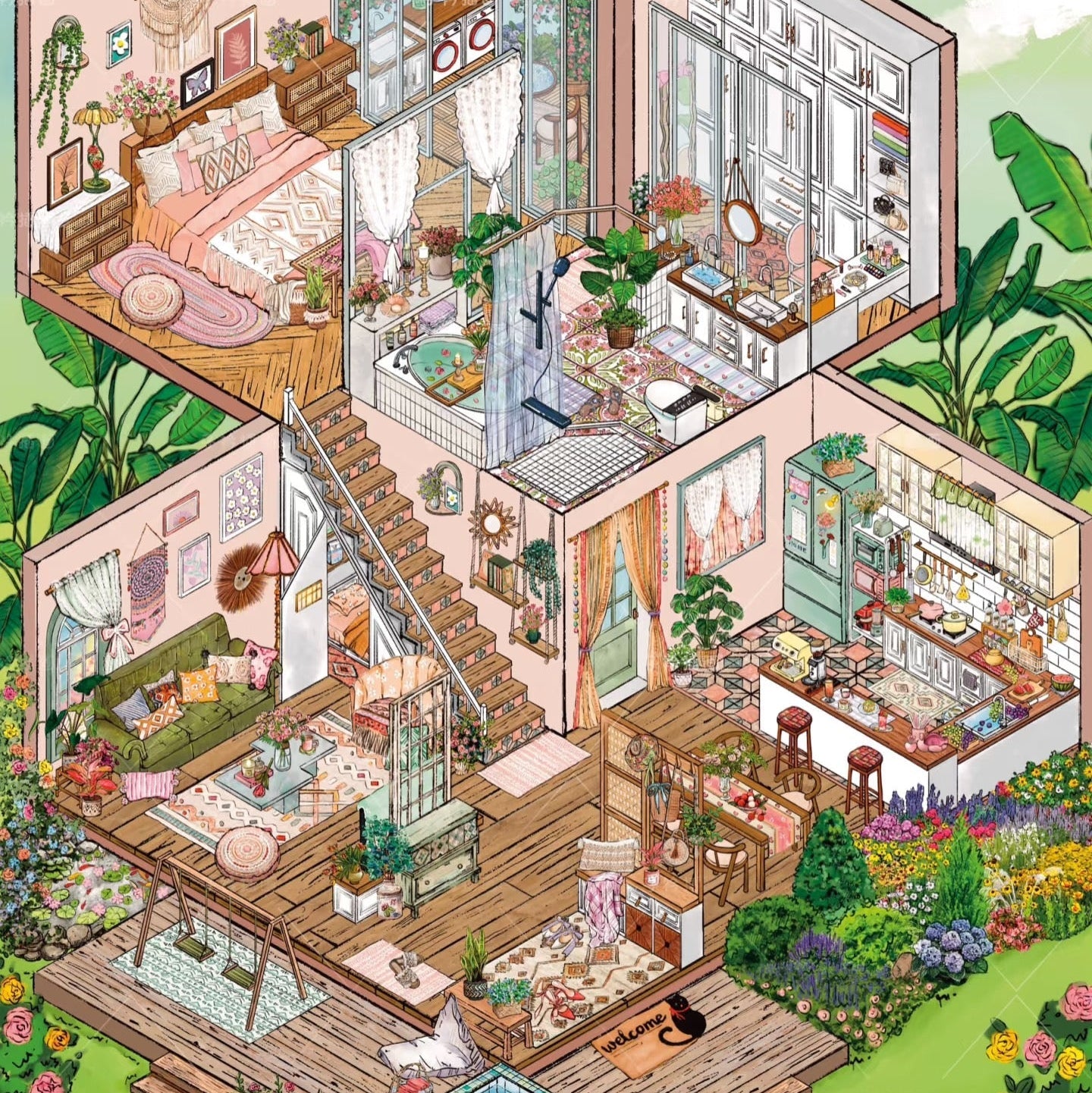 House Scene Qubo