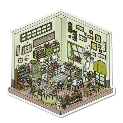 Yum Studio 3D Scene Sticker 