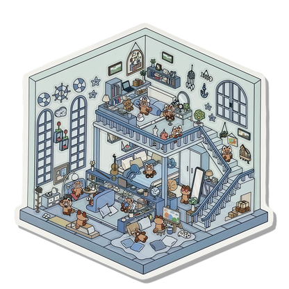 Dream Pocket 3D Scene Sticker 