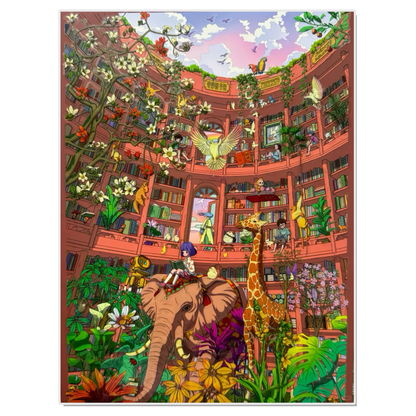 Wonderstruck Books 3D Miniature Scene Sticker 