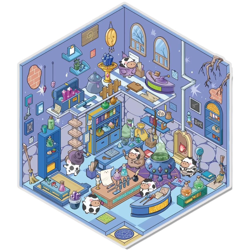 Magic Workshop 3D Scene Sticker 