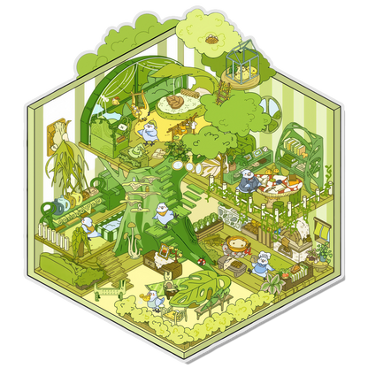 Forest Furniture Store 3D Scene Sticker 