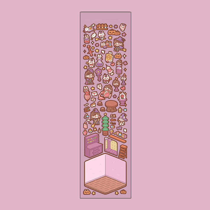 Magic Rabbit DIY Mini Scene Stickers 