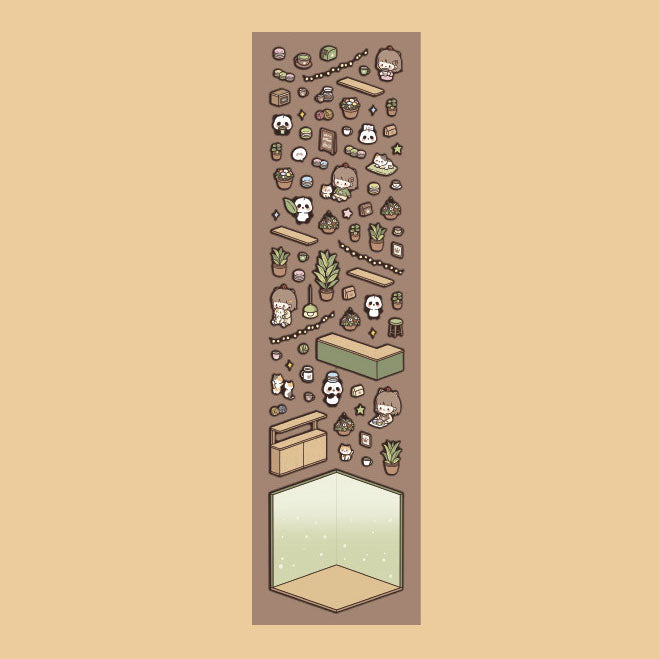 Miaow Mew Cafe DIY Mini Scene Stickers 