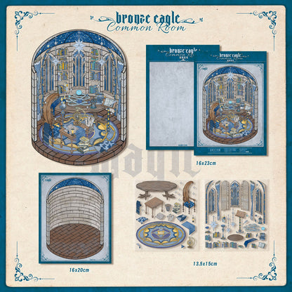 Astral Canopy 3D Miniature Scene Sticker - Qubo
