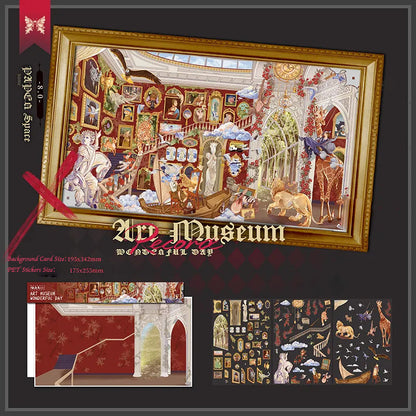 Art Museum Wonderful Day 3D Scene Sticker 