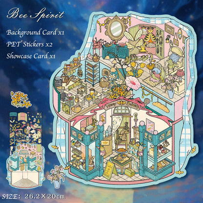 Bee Sprite 3D Scene Sticker 