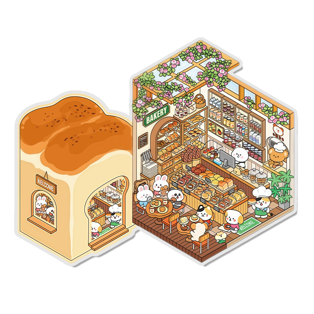 Bliss Bakes 3D Scene Sticker 