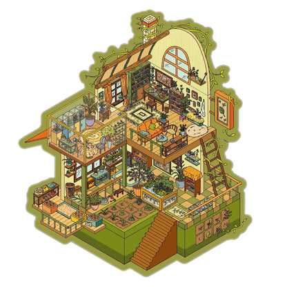 Institute of Botany 3D Scene Sticker 