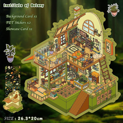 Institute of Botany 3D Scene Sticker 