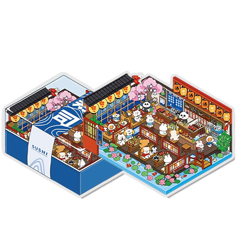 Lucky Roll 3D Scene Sticker 