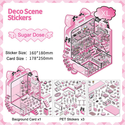 Sugar Dose 3D Scene Sticker 