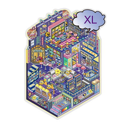Disco Sprite 3D Scene Sticker 