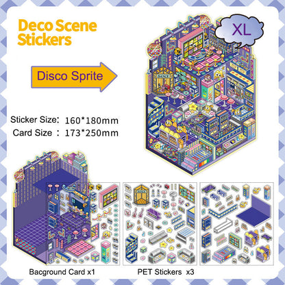 Disco Sprite 3D Scene Sticker 