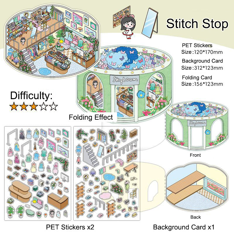 Stitch Stop 3D Scene Sticker 