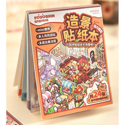Vivid Park 3D Scene Sticker Book 