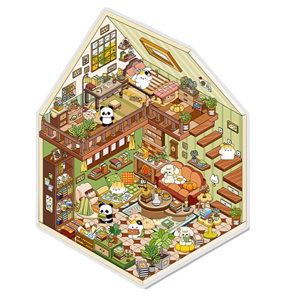 Bliss Attic 3D Scene Sticker 