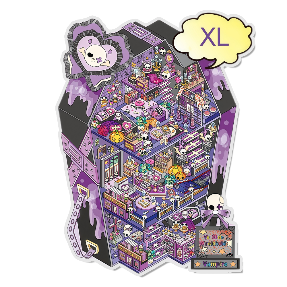 Spook Inn 3D Scene Sticker 