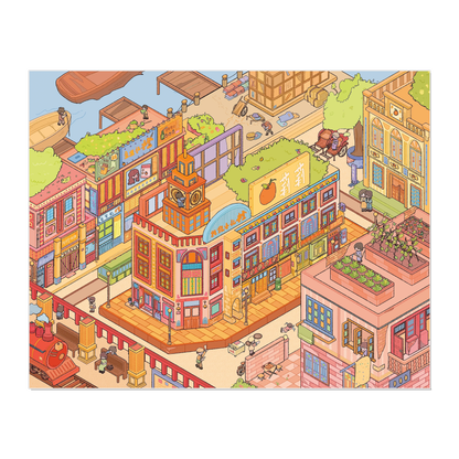 REPUBLIC LANE 3D Miniature Scene Sticker 