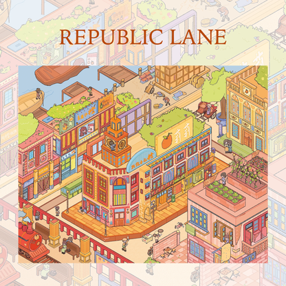 REPUBLIC LANE 3D Miniature Scene Sticker 