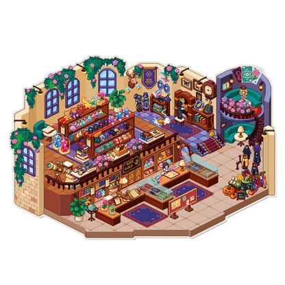 Roseblood Guild 3D Miniature Scene Sticker 