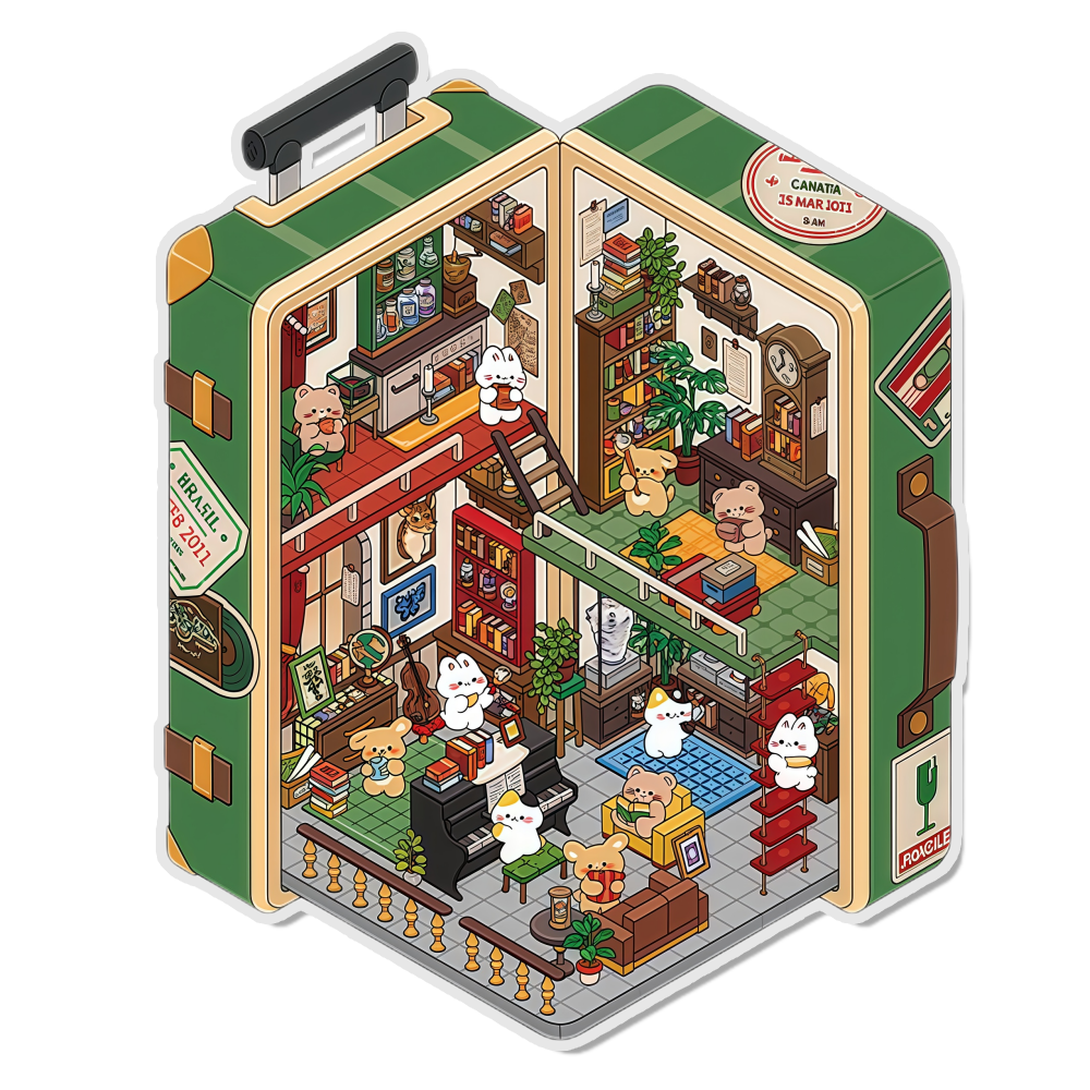 Secret Gallery 3D Scene Sticker 