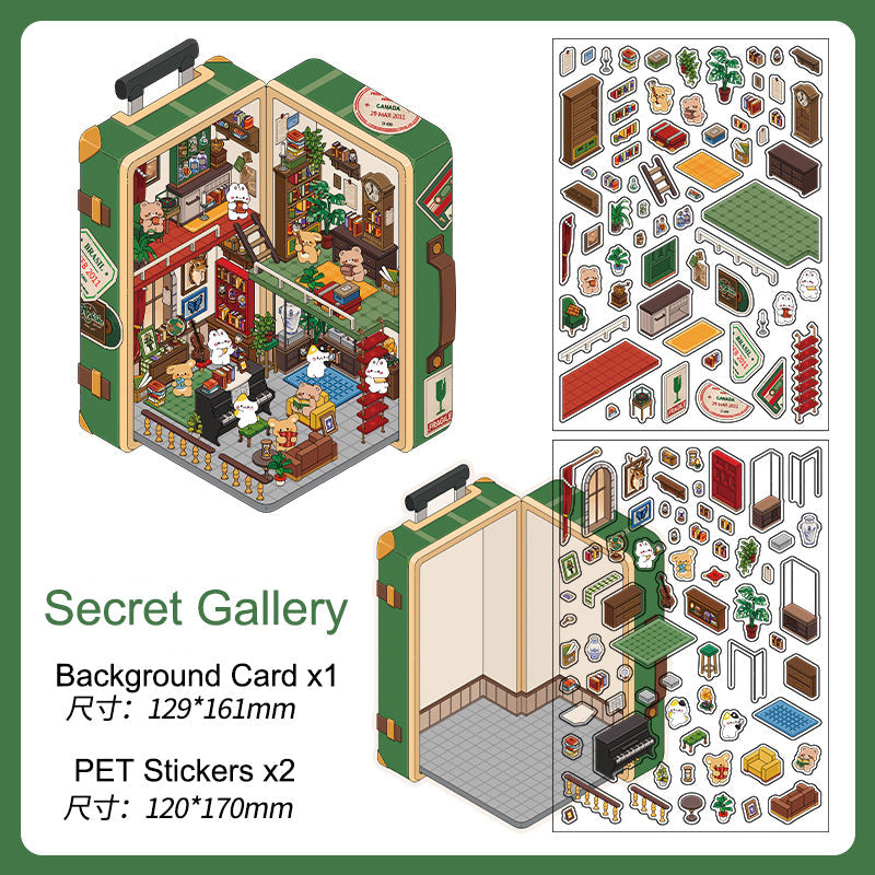 Secret Gallery 3D Scene Sticker 