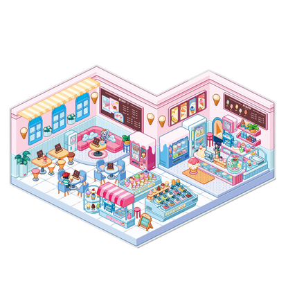 Starlight Shivers 3D Miniature Scene Sticker 