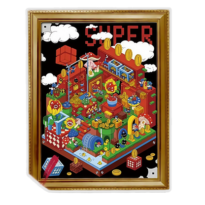 Super Adventure Island 3D Scene Sticker 