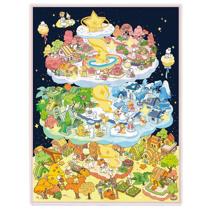 Time Magic World 2.5D Scene Sticker 