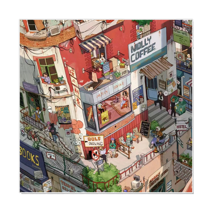 Hometown Diaries 3D Miniature Scene Sticker 