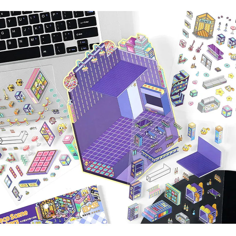 Disco Sprite 3D Scene Sticker 