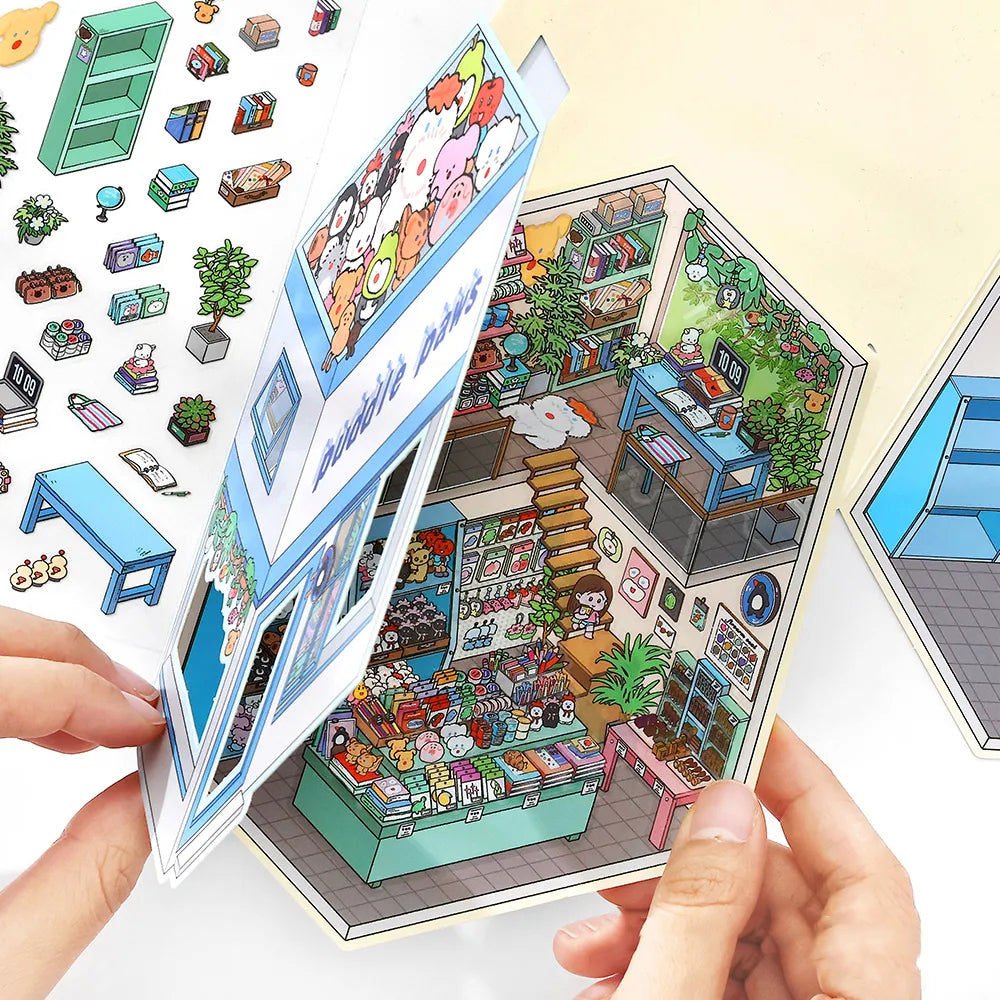 Dolly Den 3D Scene Sticker 