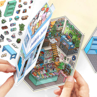 Dolly Den 3D Scene Sticker 