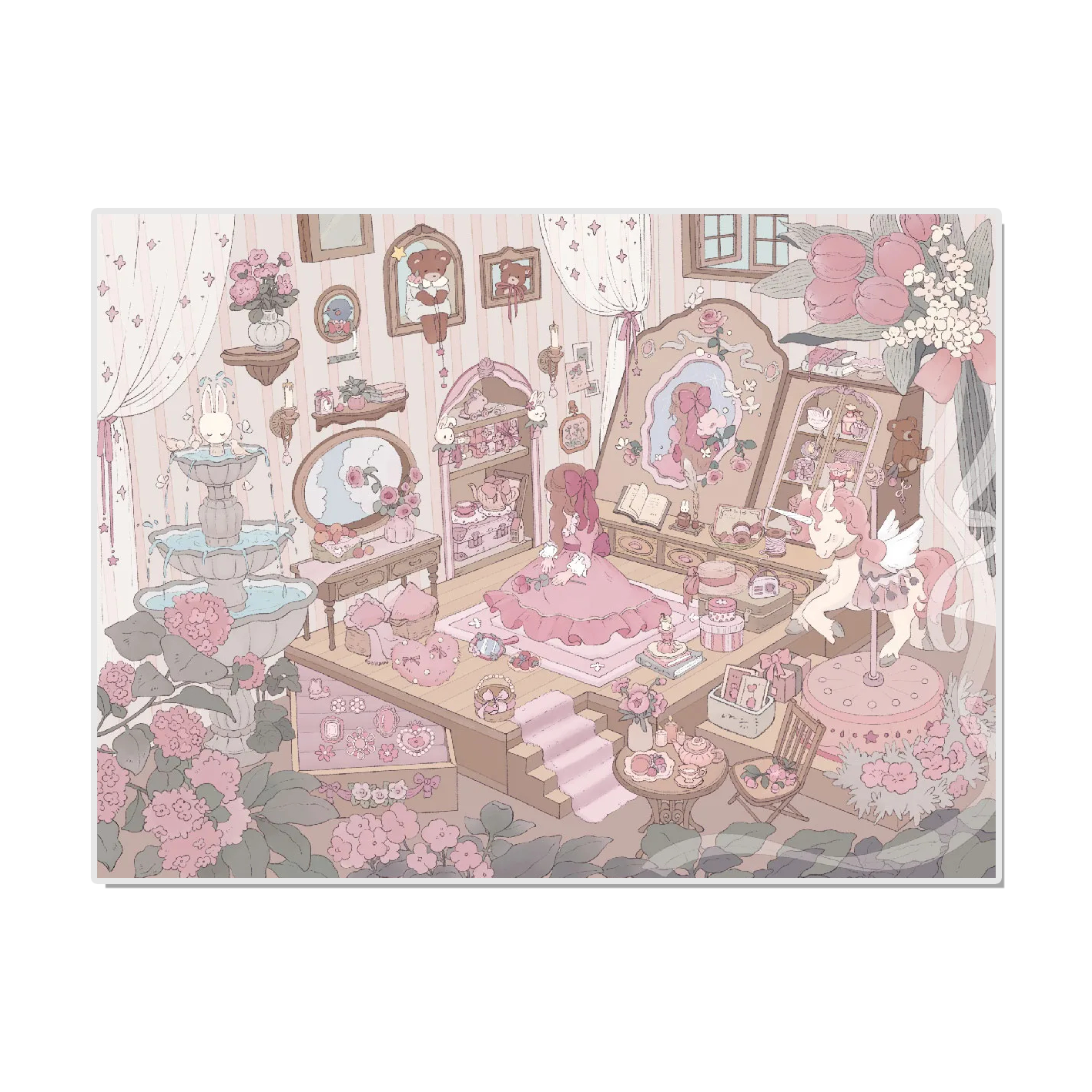 The Elfcottage 3D Miniature Scene Sticker 