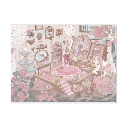 The Elfcottage 3D Miniature Scene Sticker 