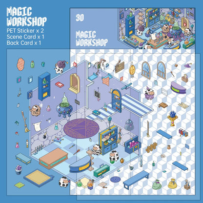 Magic Workshop 3D Scene Sticker 