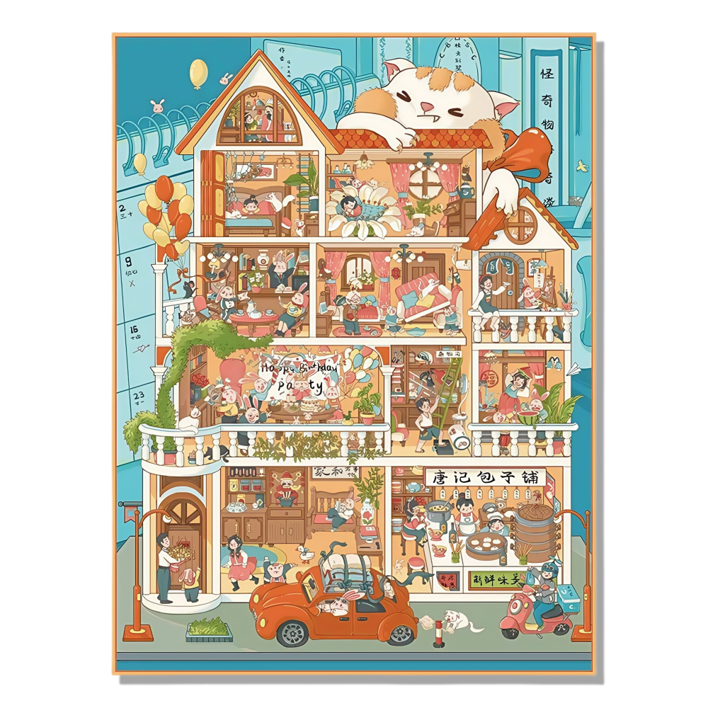 Eleven Tenants 2.5D Scene Sticker 