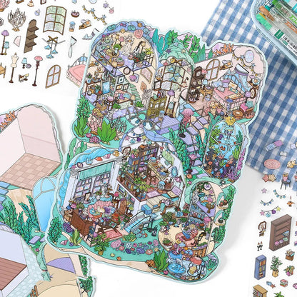 Abyss Dwellers 3D Scene Sticker 